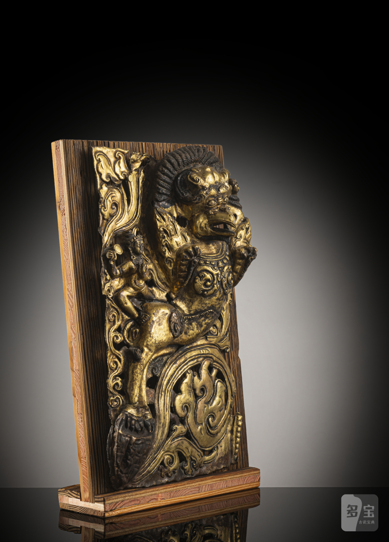A GILT-COPPER EMBOSSED PANEL - 图2